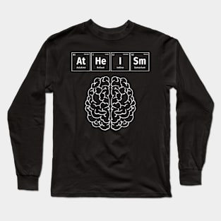 Atheism Periodic Elements for Scientific Men Women Atheists Long Sleeve T-Shirt